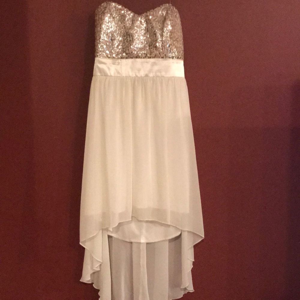 Juniors high low dress